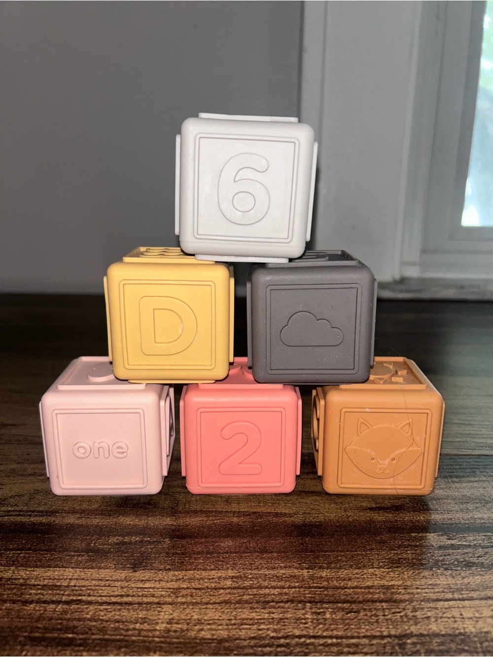 Kids Stacking Blocks for Teething, Play, Bath Time